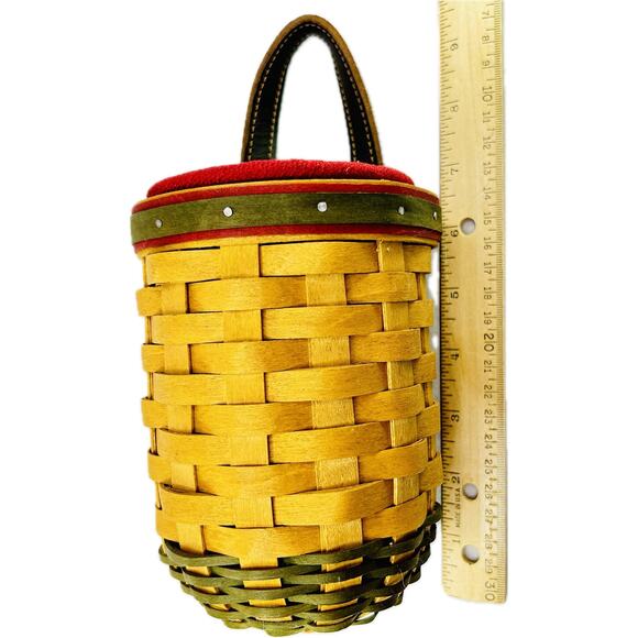 Longaberger SANTA'S HELPER 2002 Hanging Basket Liner Protector Flyer - Picture 9 of 10